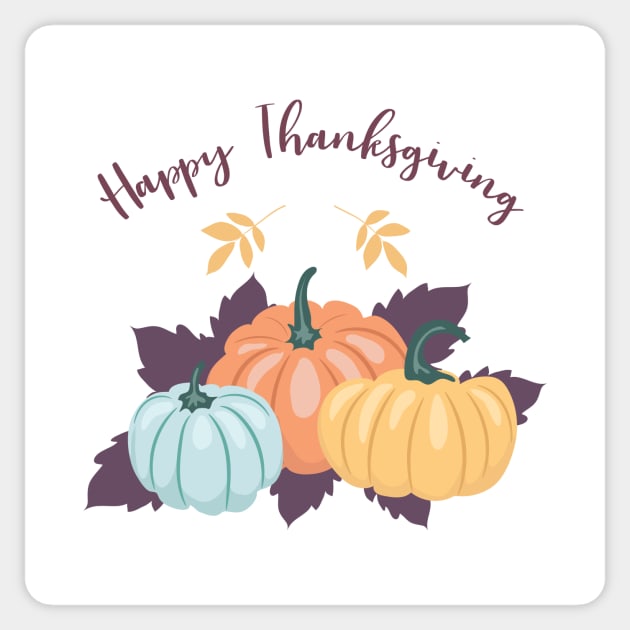 Happy Thanksgiving Sticker by SWON Design